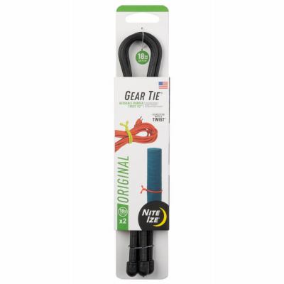 2PK 18" BLK Gear Tie