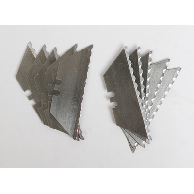 10PK Serrate Util Blade