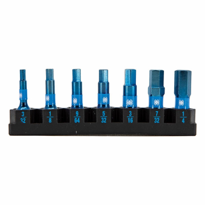 7PC 1" SAE Bit Set