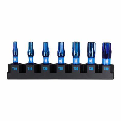 7PC 1" T-Impact Bit Set