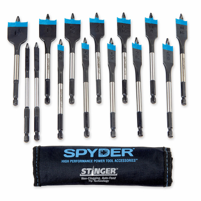 14PC Spade Bit/Pouch