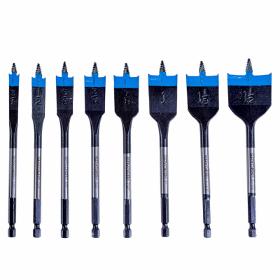 8PC Spade Bit/Hard Case