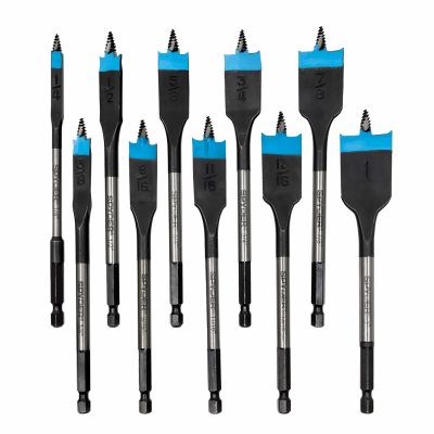 10PC Spade Bit Set