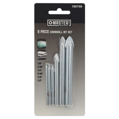 MM 6PC Carb Bit Set