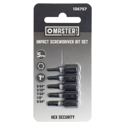 MM 5PC Hex Imp Bit Set