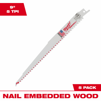 5PK 9" 5T Recipro Blade