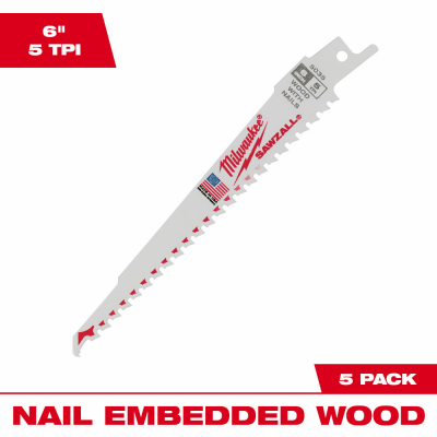 5PK6" 5TPI Sawzal Blade