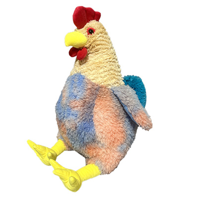 20" Multi Plush Chicken