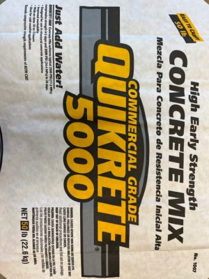 50LB 5000PSI Concrete