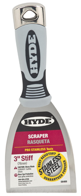 3" Stiff SS Scraper