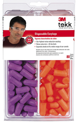 80PR Disp Earplugs