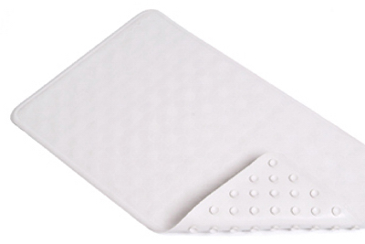 14x24 WHT Circ Bath Mat