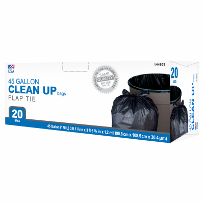 TV 20CT 45GAL Trash Bag