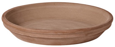12" Graph Clay Saucer