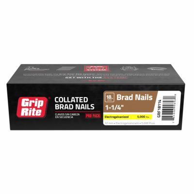 5K 1.25"x18G Brad Nails