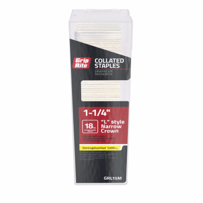 1.25"x18G L Staples