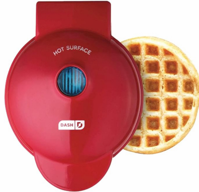 RED Mini Waffle Maker