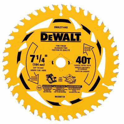 7-1/4" 40T Saw Blade