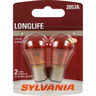 2PK Amber Mini Bulb