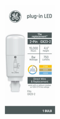 GE 8W 7" T12 LED Bulb