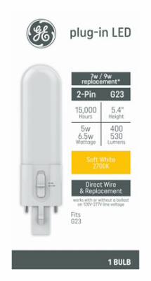 GE 6.5W 7" T10 LED Bulb