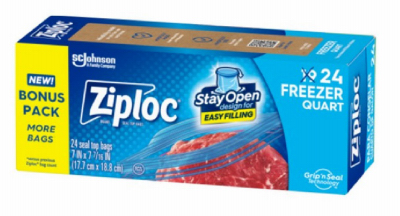 24CT QT Freezer Bag