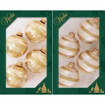 4PC GLD Ornament
