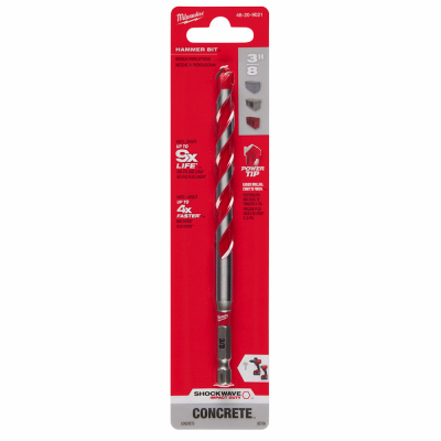 3/8x6" Hammer Bit