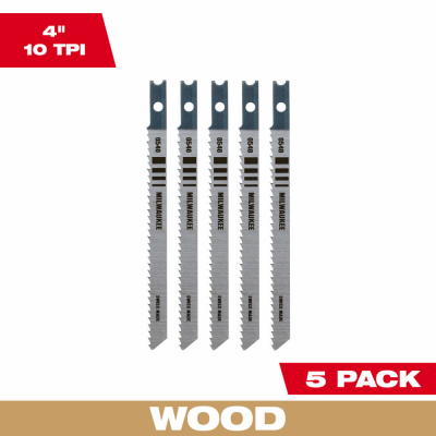5PK 4" Jigsaw Blade