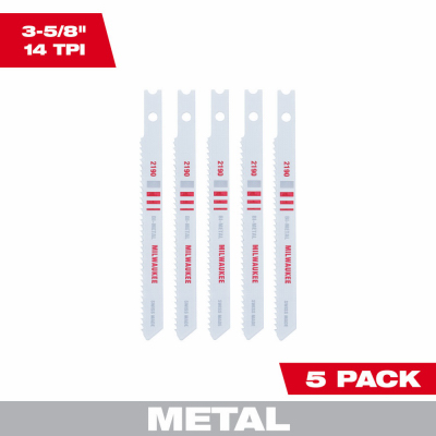 5PK 3-5/8" Jigsaw Blade