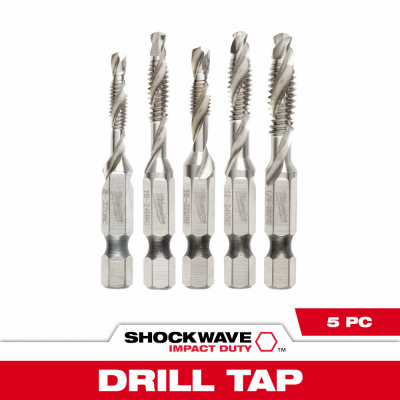 5PC SAE Drill Tap Set