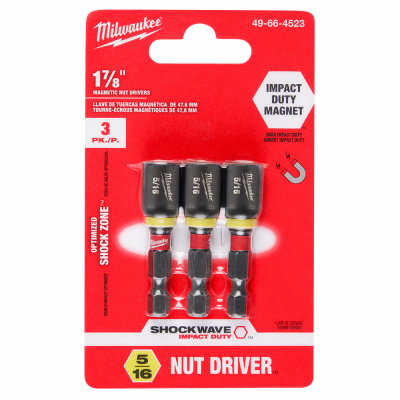 3PK 5/16" Mag NutDriver