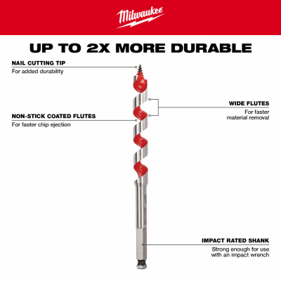 3/4x6-1/2" Auger Bit