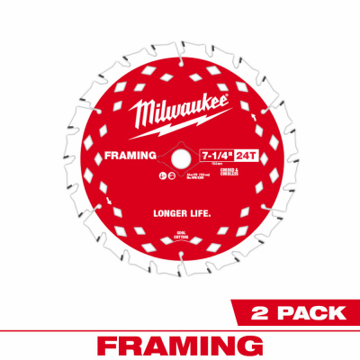 2PK 7-1/4x24T Saw Blade