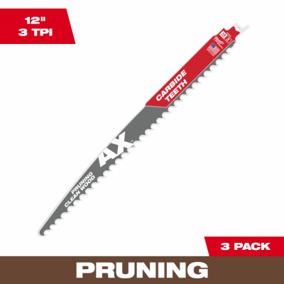 3PK 12"x3TRecip Blade
