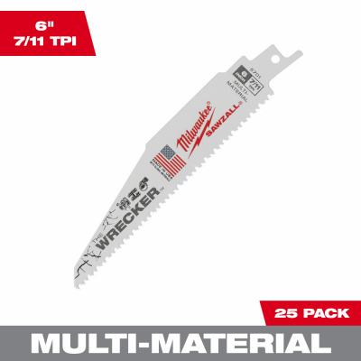 25PK 6" Wrecker Blade