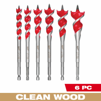 6-1/2" Wood Bit Set