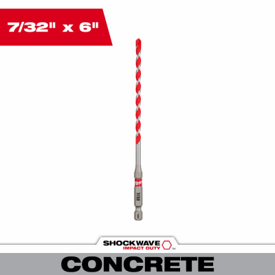 7/32" x 6"Hmr Drill Bit