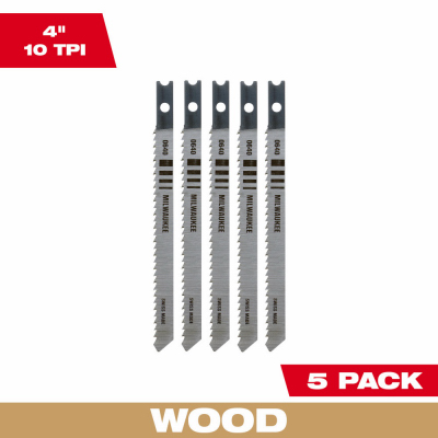 5PK 4" 10T Jig Blade