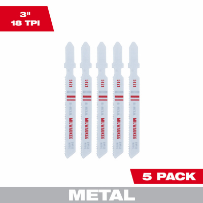 5PK 3" 18T Jig Blade