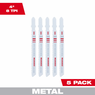 5PK 4" 8T Jig Blade