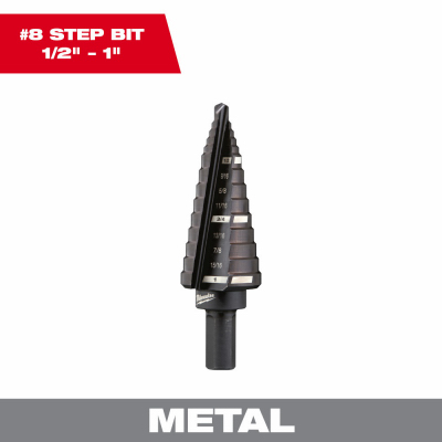 1/2x1" Step Drill Bit