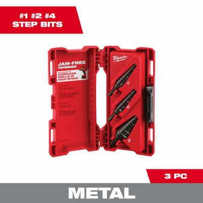 3PC Step Bit Set