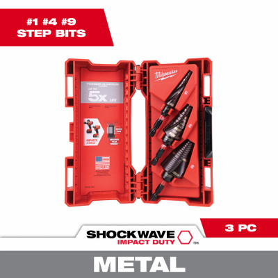 3PC Step Bit Set