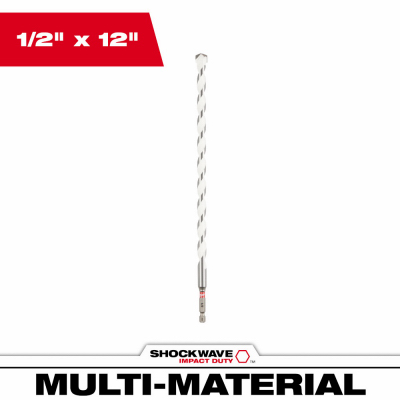 1/2x12" Multi Drill Bit