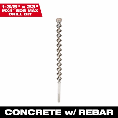 1-3/8x23" SDS-Max Bit