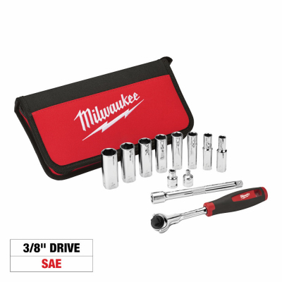 12PC 3/8 SAE Socket Set