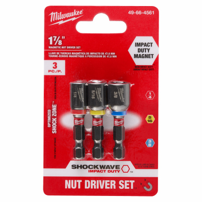 3PC 1-7/8 Nut Driver