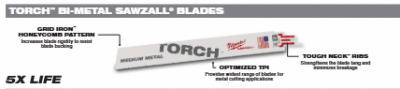 6"x14T Torch Blade