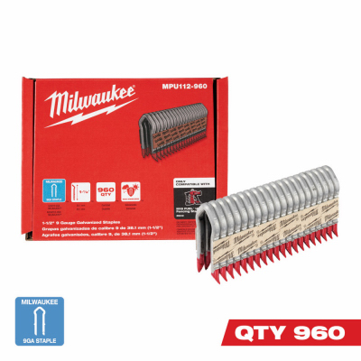 1.5" 9GA Galv Staples